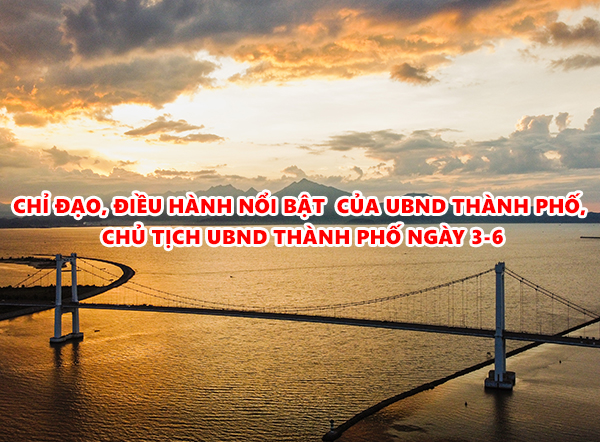 Video: Chỉ đạo, điều hành nổi bật của UBND thành phố, Chủ tịch UBND thành phố ngày 3-6