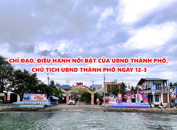 Video: Chỉ đạo, điều hành nổi bật của UBND thành phố, Chủ tịch UBND thành phố ngày 12-3