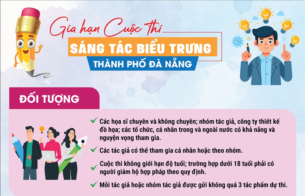 Infographic: Gia hạn Cuộc thi sáng tác Biểu trưng (Logo) thành phố Đà Nẵng
