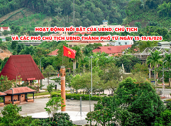 Video: Hoạt động nổi bật của UBND, Chủ tịch và các Phó Chủ tịch UBND thành phố ngày 15-19/6/2026