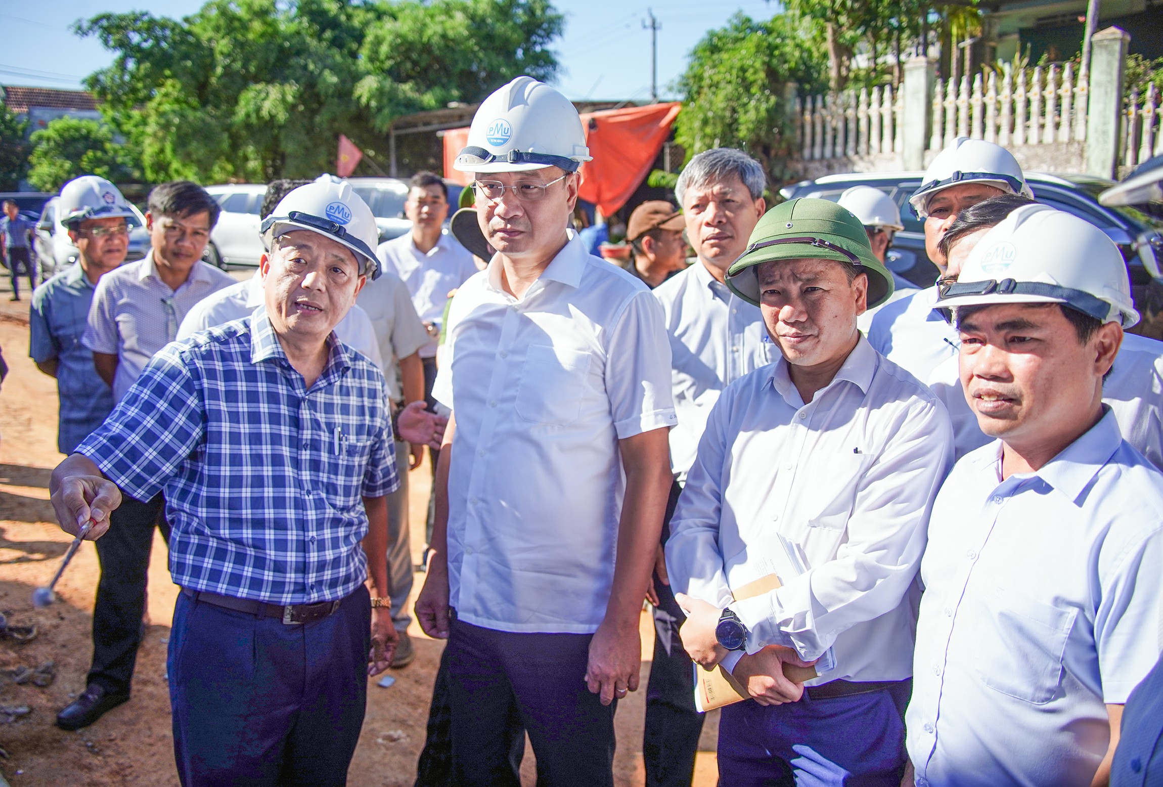 Bí thư Thành ủy Lê Ngọc Quang kiểm tra tuyến đường Liên kết vùng miền Trung