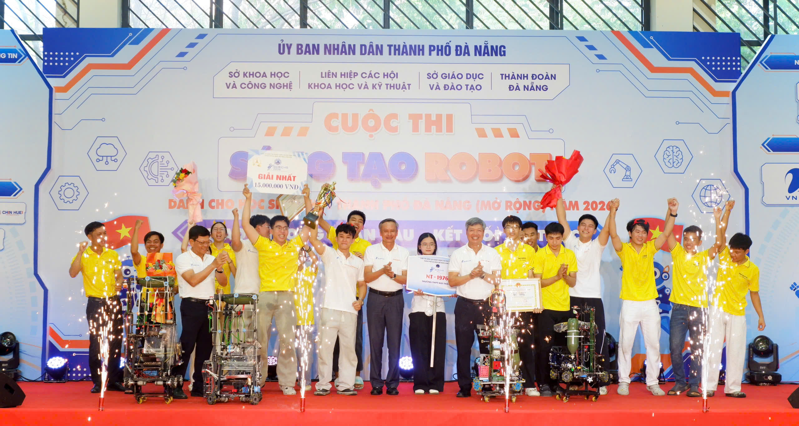 Trường THPT Núi Thành đoạt giải Nhất Cuộc thi sáng tạo Robot THPT năm 2026